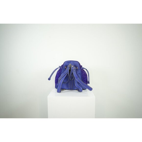 Gucci Purple Suede Backpack